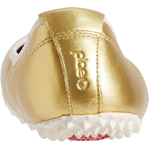 NEW Plae Crosby Ballerina Flats wide width Leather in gold unisex 925 3s2 - Picture 4 of 6